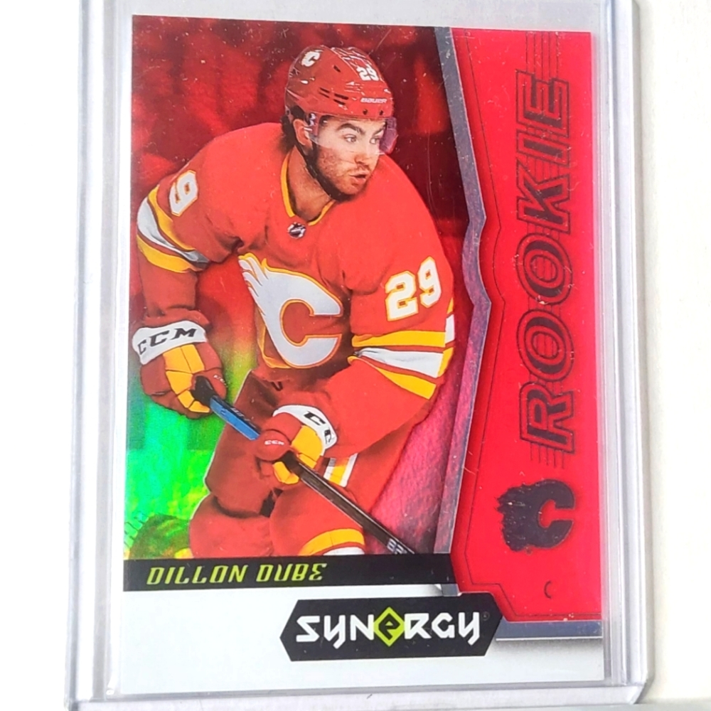 Dillan Dube 2018/19 Calgary Flames Rookie Card Synergy Hockey
